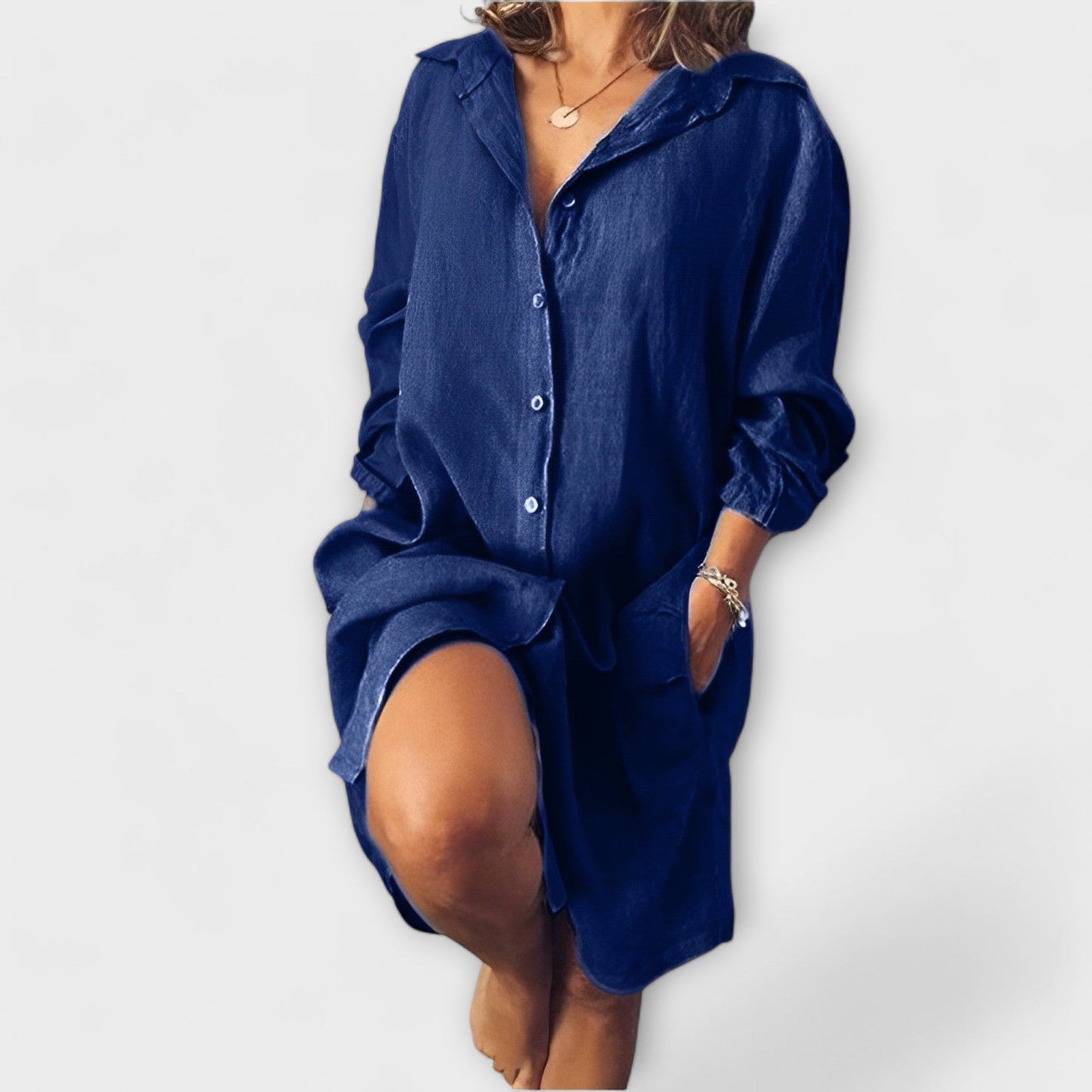 Everyday Casual Linen Blouse