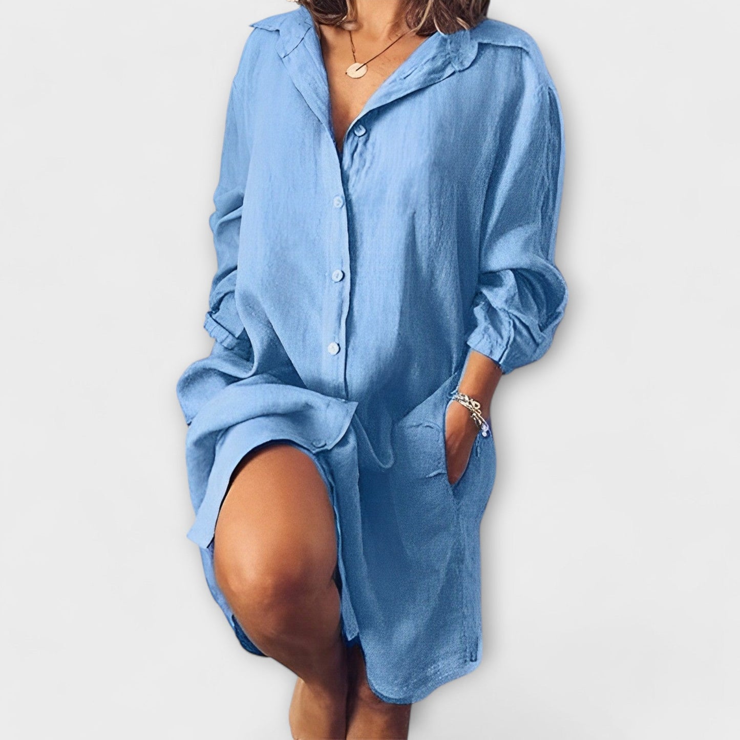 Everyday Casual Linen Blouse